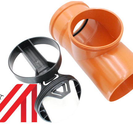 Rückstauverschluss zum Nachrüsten in rundes Reinigungsrohr