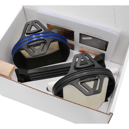 Rückstauklappe in der Verpackung